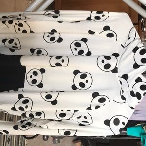 LuLaRoe Panda Amber hoodie. Size Large BNWT